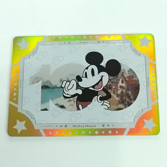 2023 Card Fun Disney 100 Joyful Mickey Mouse Art Gold Card #SP01 67/100 SSP